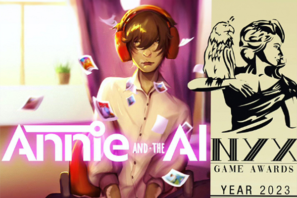 Annie and the AI won GOLD and SILVER! 