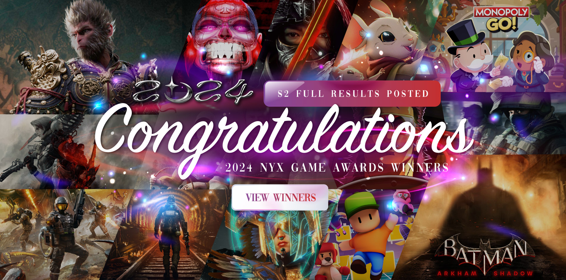 2024 NYX Game Awards S2 Full Results Announced!