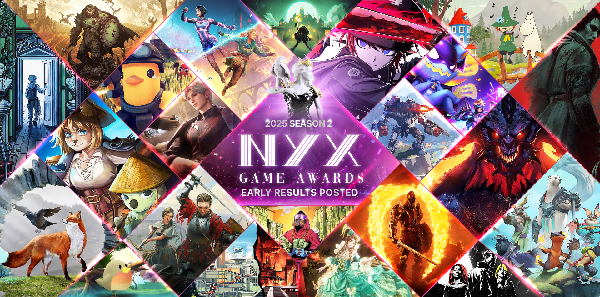 2025 NYX Game Awards Season 2: Early Winners Officially Announced